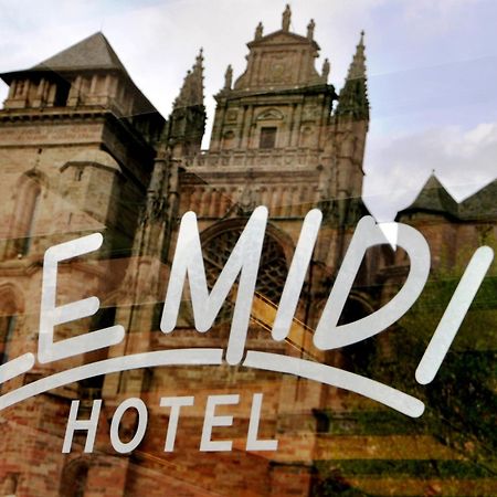 Logis Hotel Restaurant Du Midi - Rodez Centre Eksteriør bilde