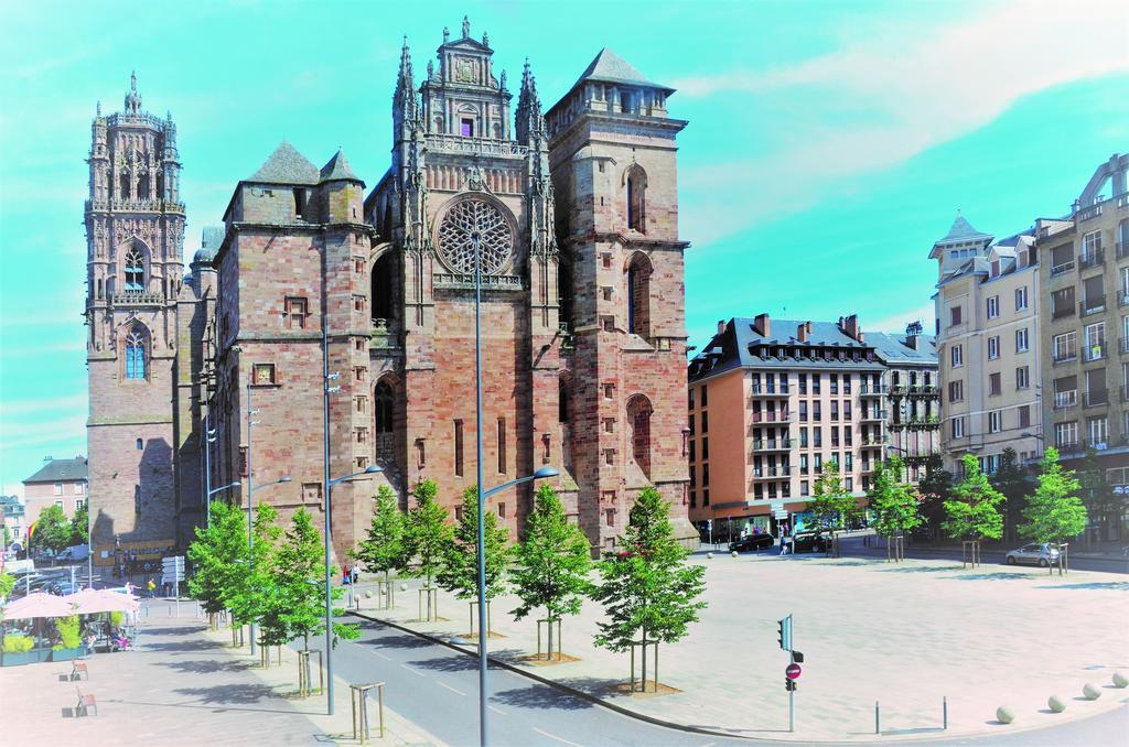 Logis Hotel Restaurant Du Midi - Rodez Centre Eksteriør bilde